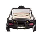 Letto singolo Royal Hampton SUV con luci ed effetti sonori, in similpelle nera