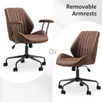 HOMLUX Sedia da Ufficio Ergonomica Moderna Tessuto Scamosciato Sedie da Scrivania per Dirigenti o Ufficio Domestico