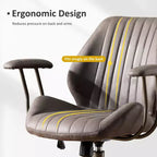 HOMLUX Sedia da Ufficio Ergonomica Moderna Tessuto Scamosciato Sedie da Scrivania per Dirigenti o Ufficio Domestico