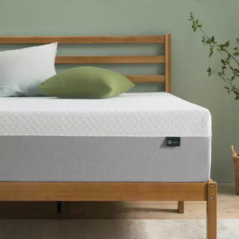 Zinus 10 Inch Green Tea Essential Memory Foam Mattress Queen, Medium Feel, Breathable Memory Foam, Certified Safe Foams & Fabric, Mattress in A Box