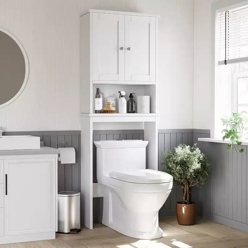 Dcolora Over The Toilet Storage Cabinet(White)