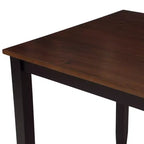 5 Pieces Dining Table Set for 4, Wood Rectangle Kitchen Table Set with 4 Chair, Farmhouse Dining Set for Kitchen