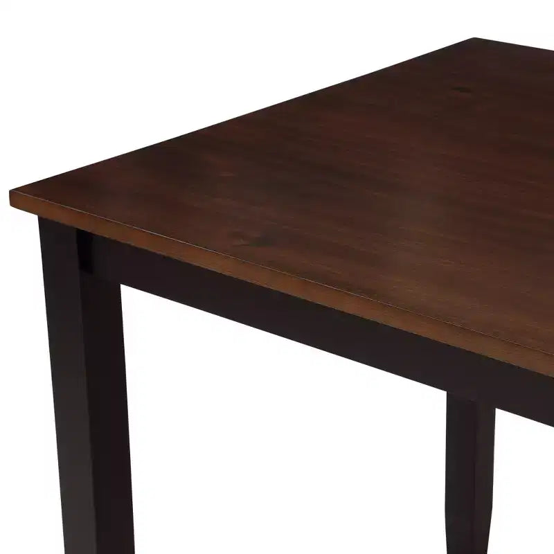 5 Pieces Dining Table Set for 4, Wood Rectangle Kitchen Table Set with 4 Chair, Farmhouse Dining Set for Kitchen