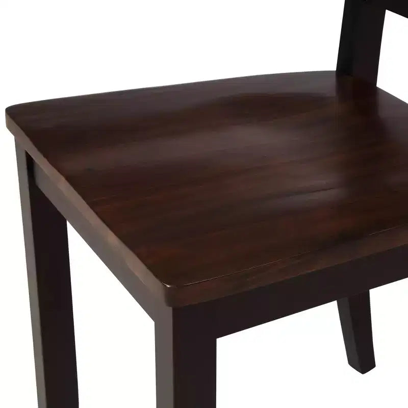 5 Pieces Dining Table Set for 4, Wood Rectangle Kitchen Table Set with 4 Chair, Farmhouse Dining Set for Kitchen