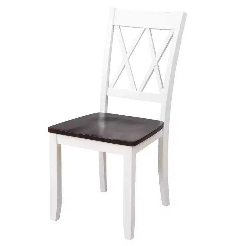 5 Pieces Dining Table Set for 4, Wood Rectangle Kitchen Table Set with 4 Chair, Farmhouse Dining Set for Kitchen