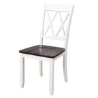 5 Pieces Dining Table Set for 4, Wood Rectangle Kitchen Table Set with 4 Chair, Farmhouse Dining Set for Kitchen