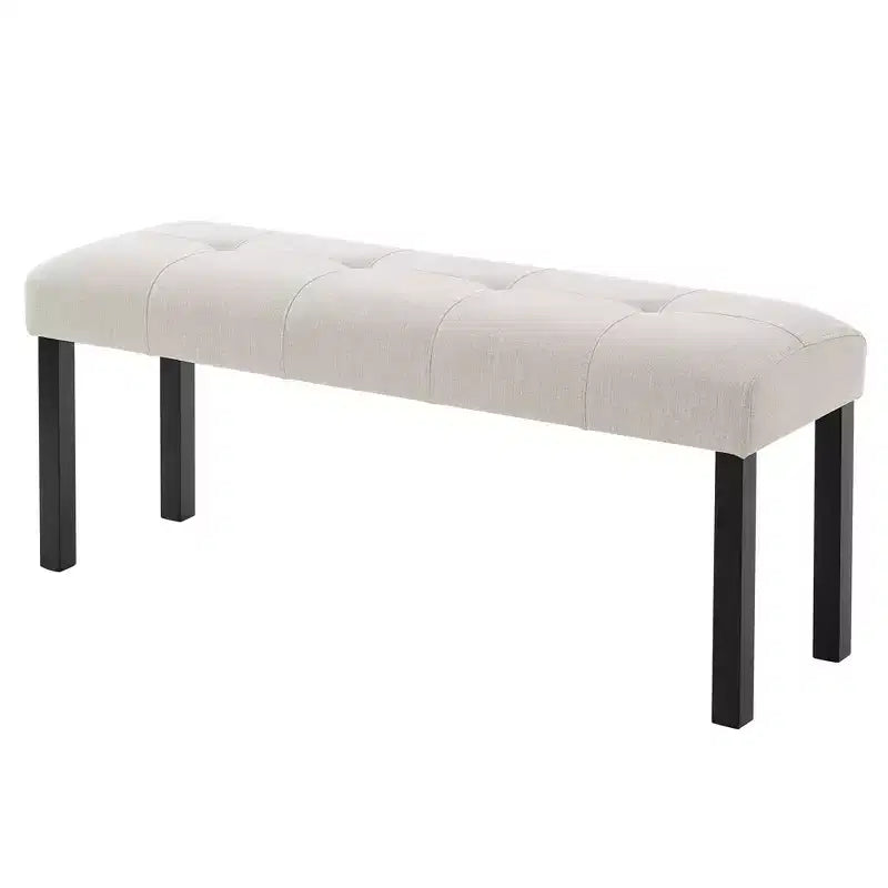 Faux Marble Dining Table Set for 6, 6 Pieces Rectangle Dining Table with 4 Upholstered Chairs & 1 Bench for Dining Room