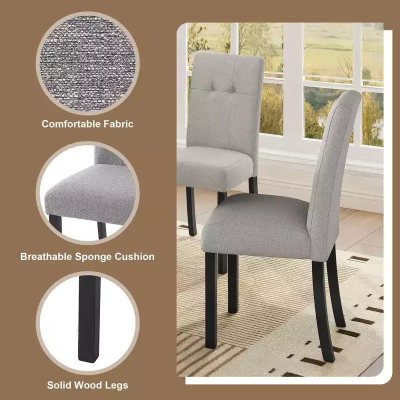 Faux Marble Dining Table Set for 6, 6 Pieces Rectangle Dining Table with 4 Upholstered Chairs & 1 Bench for Dining Room