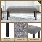 Faux Marble Dining Table Set for 6, 6 Pieces Rectangle Dining Table with 4 Upholstered Chairs & 1 Bench for Dining Room