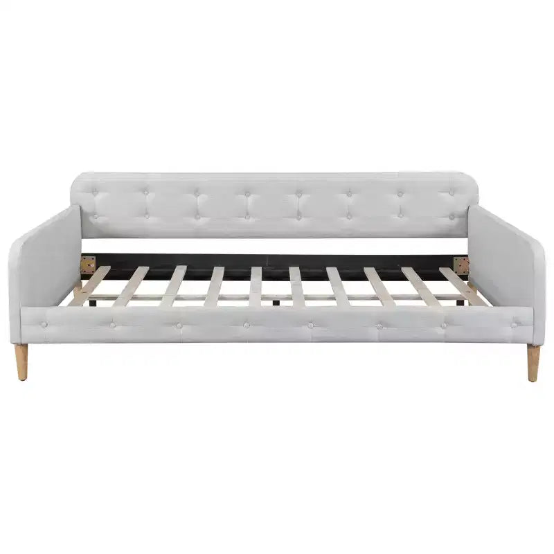 Divano letto imbottito in lino Luxystar Modern Full Size