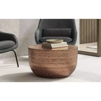 Jean 29.5 inch Wide Boho Metal Coffee Table, Assembled