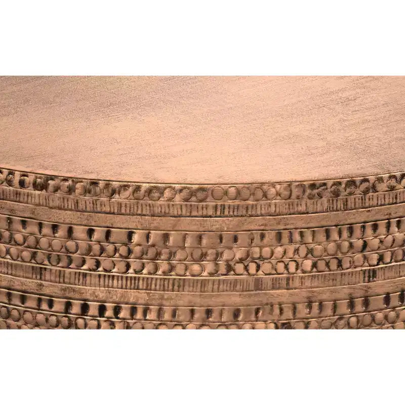 Jean 29.5 inch Wide Boho Metal Coffee Table, Assembled