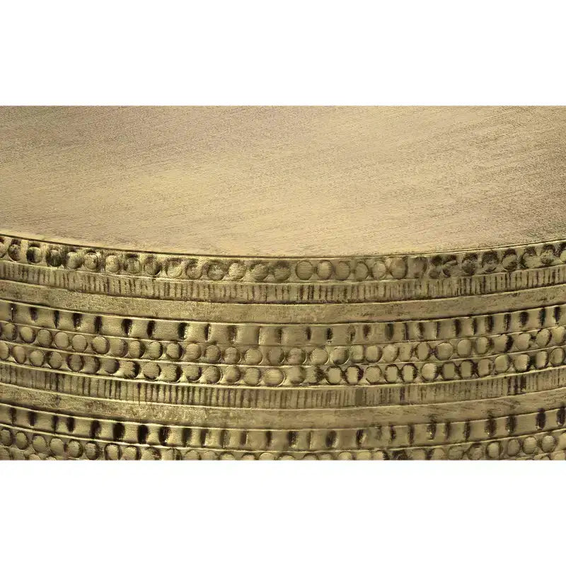 Jean 29.5 inch Wide Boho Metal Coffee Table, Assembled
