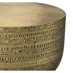 Jean 29.5 inch Wide Boho Metal Coffee Table, Assembled