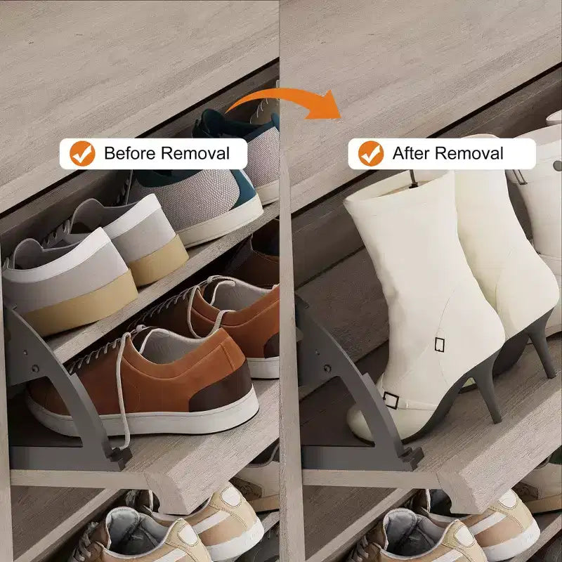 GarveeHome Shoe Cabinet with 6 Flip Drawers, Wooden Shoe Organizer Cabinet with Adjustable Shelf, Shoe Storage, Hidden Shoe Cabinet for Entryway