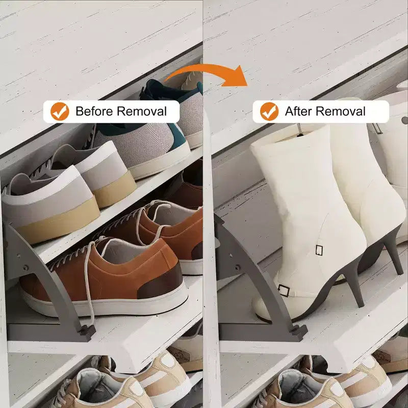 GarveeHome Shoe Cabinet with 6 Flip Drawers, Wooden Shoe Organizer Cabinet with Adjustable Shelf, Shoe Storage, Hidden Shoe Cabinet for Entryway