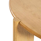 PexFix Solid Wood Farmhouse Dining Table Round Wood Texture Top with Cross X Base for Modern Dining Rooms & Family Gatherings