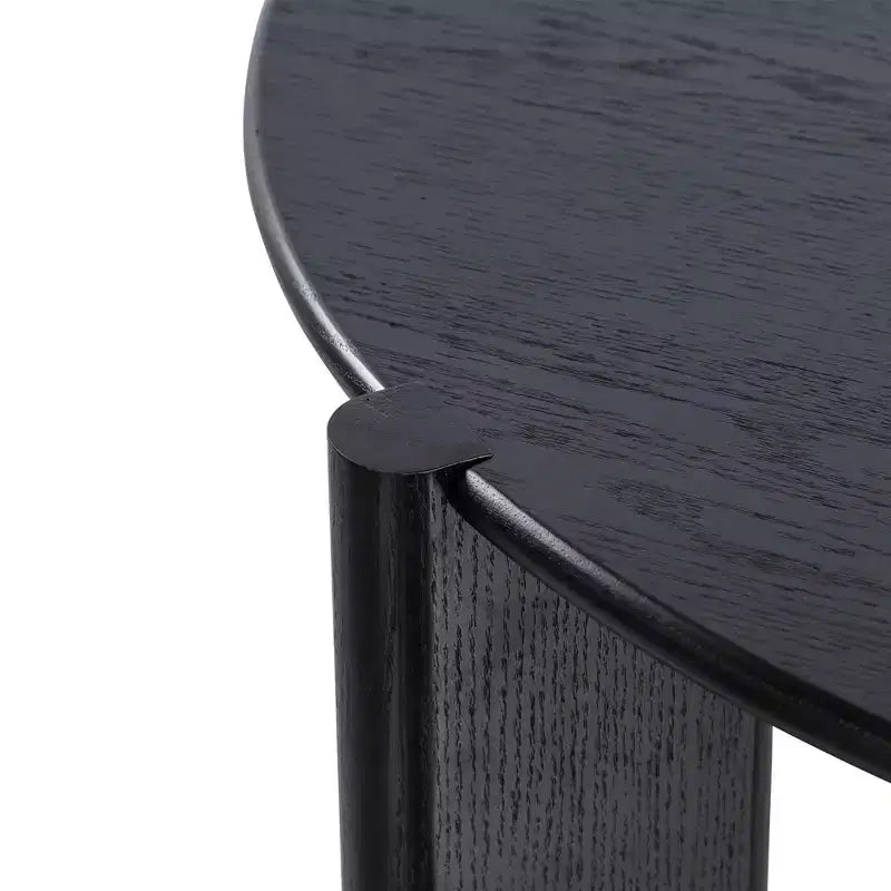 PexFix Solid Wood Farmhouse Dining Table Round Wood Texture Top with Cross X Base for Modern Dining Rooms & Family Gatherings