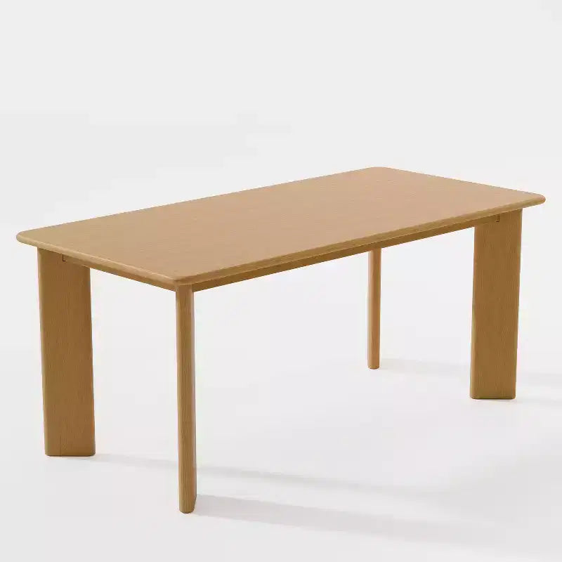 Tavolo da pranzo quadrato PexFix in legno massello stile rustico con piano in legno per sale da pranzo moderne e riunioni di famiglia