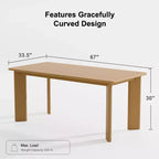Tavolo da pranzo quadrato PexFix in legno massello stile rustico con piano in legno per sale da pranzo moderne e riunioni di famiglia