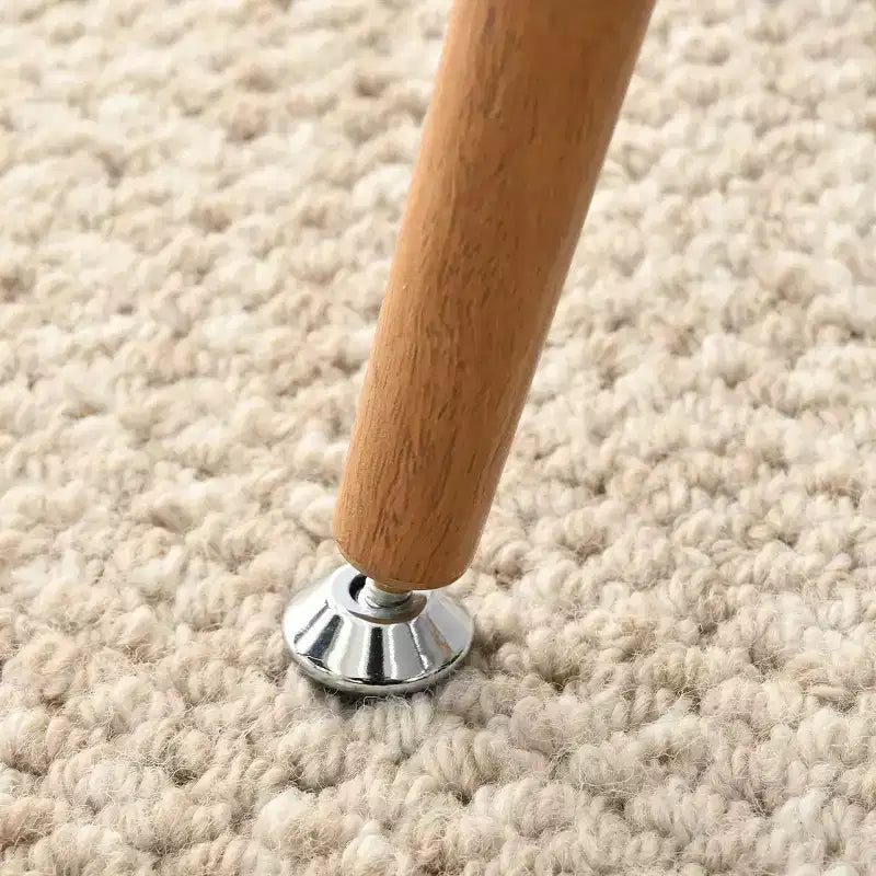 Set of 2 Boucle Counter Height Bar Stools, 27 Modern Upholstered Kitchen Island Chairs with Wood Finish Metal Legs - Panipeachy