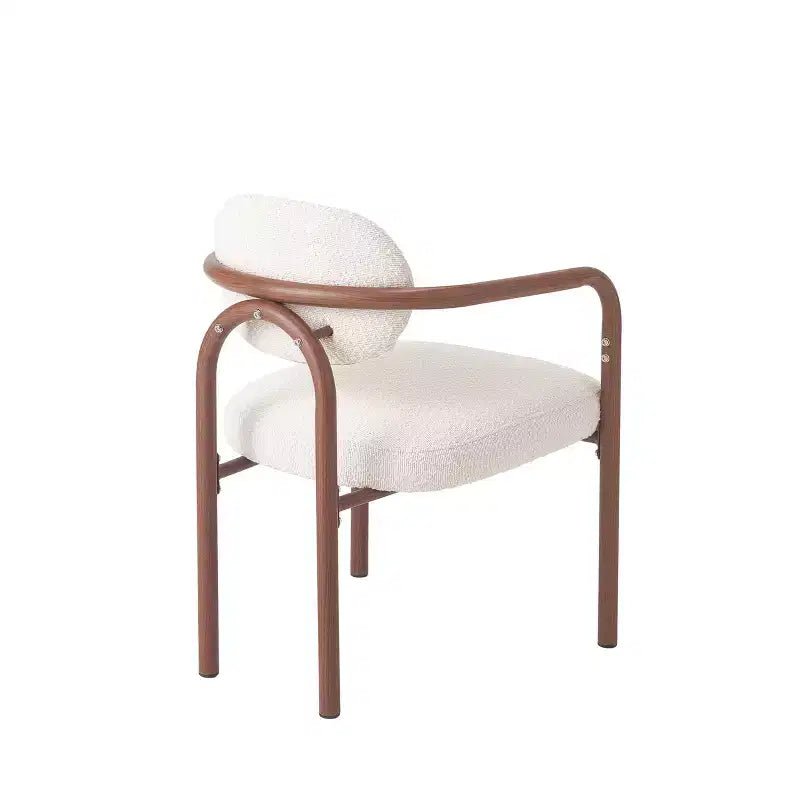 Christopher Knight Home Sumin Sedie da Pranzo Imbottite Moderne in Metallo con Schienale (Set di 2)