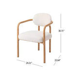 Christopher Knight Home Sumin Sedie da Pranzo Imbottite Moderne in Metallo con Schienale (Set di 2)