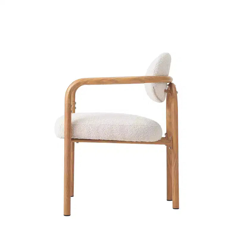 Christopher Knight Home Sumin Sedie da Pranzo Imbottite Moderne in Metallo con Schienale (Set di 2)