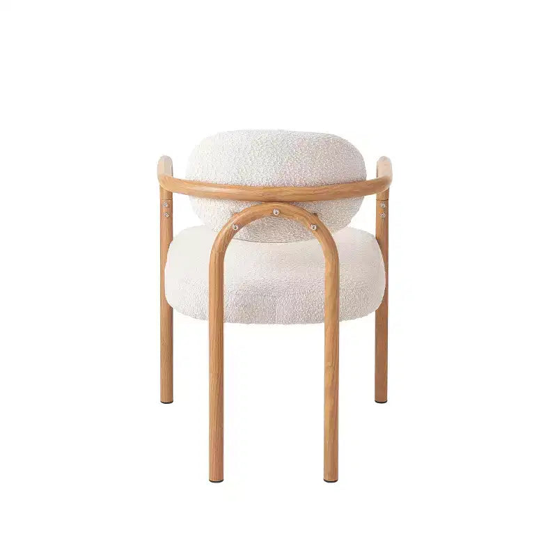 Christopher Knight Home Sumin Sedie da Pranzo Imbottite Moderne in Metallo con Schienale (Set di 2)