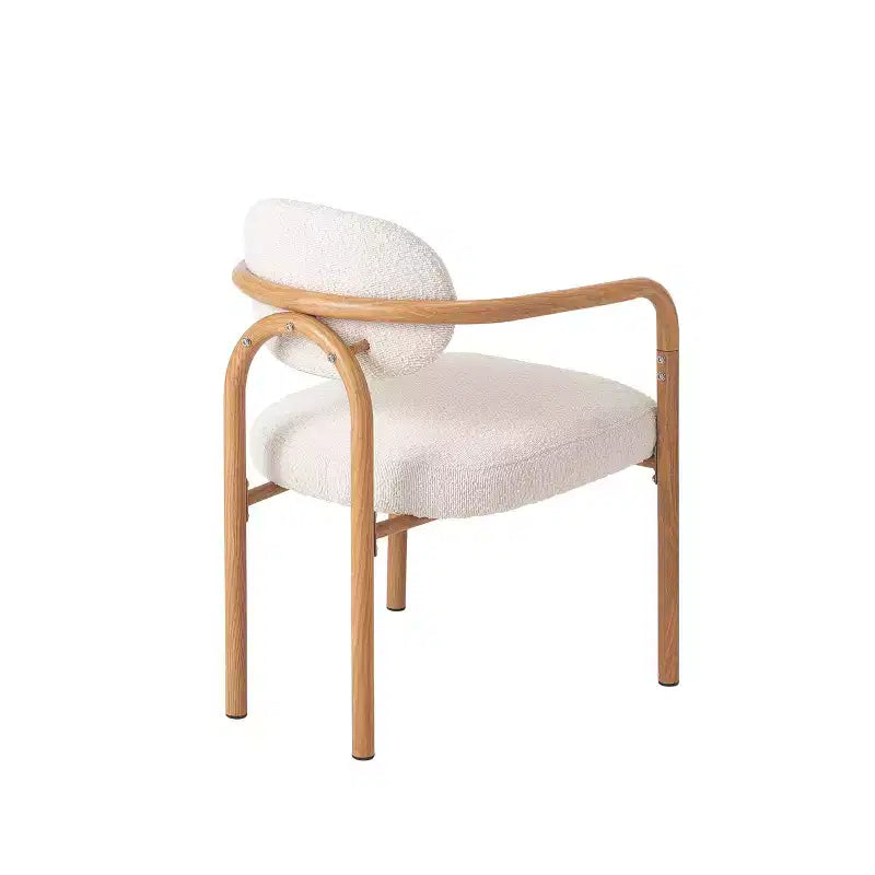 Christopher Knight Home Sumin Sedie da Pranzo Imbottite Moderne in Metallo con Schienale (Set di 2)
