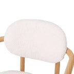 Christopher Knight Home Sumin Sedie da Pranzo Imbottite Moderne in Metallo con Schienale (Set di 2)