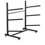 COZONY Supporto Robusto per 3 Kayak, Scaffale Autoportante a 3 Livelli con Ruote e Cinghie di Sospensione