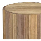 Doncaster 16 inch Wide Solid Mango Boho Contemporary End Table, Assembled