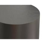 Neal Contemporary 14 inch Wide Cast Aluminum Side Table in Antique Bronze/Antique Brass, Fully Assembled