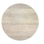Kessler SOLID MANGO WOOD 18 inch Wide Round Contemporary Side Table in White Wash, Fully Assembled