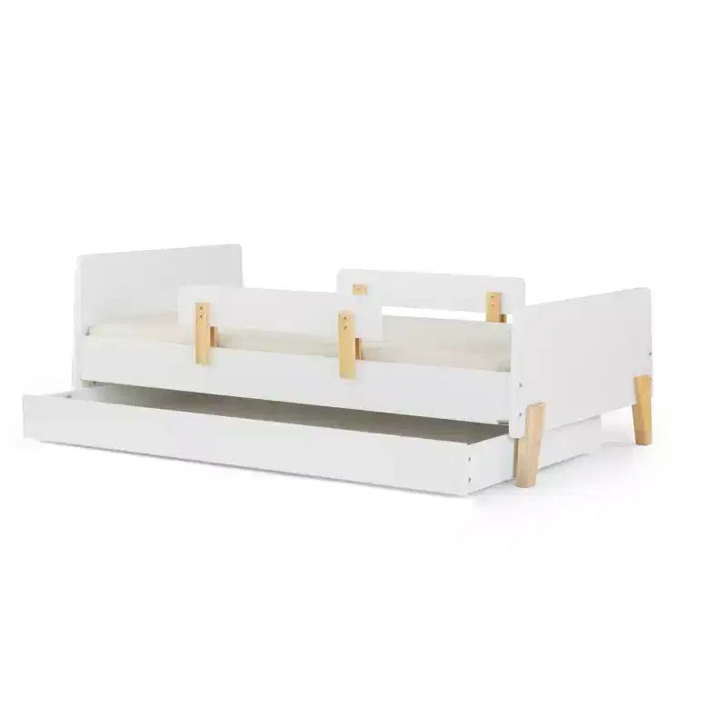 Fun Twin Bed with Safety Guardrails for Kids