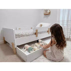 Fun Twin Bed with Safety Guardrails for Kids