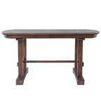 GDF Studio Vaughn, tavolo da pranzo allungabile da 152-198 cm con prolunga rimovibile, grande tavolo allungabile per 4-8 persone