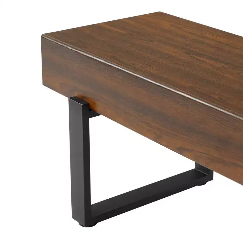 GDF Studio Sullivan Farmhouse 59 Wood Bench, Versatile Modern Shoe Bench