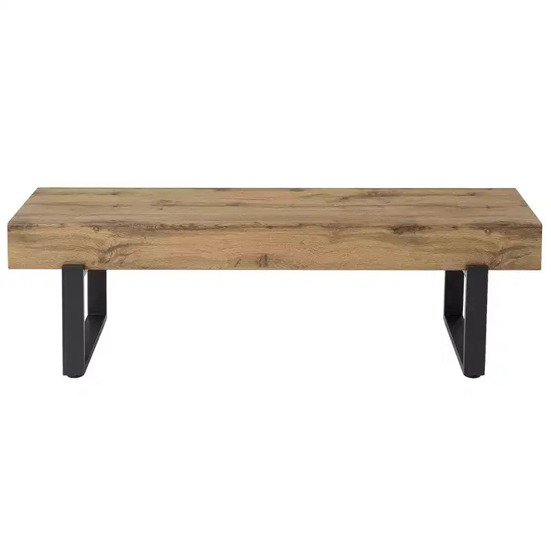 GDF Studio Sullivan Farmhouse 59 Wood Bench, Versatile Modern Shoe Bench