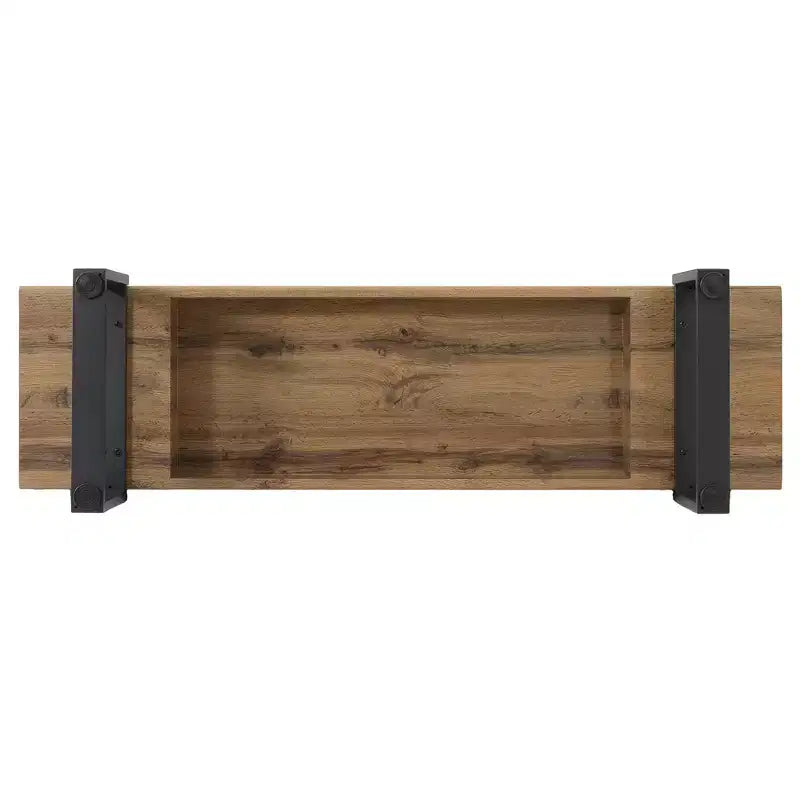 GDF Studio Sullivan Farmhouse 59 Wood Bench, Versatile Modern Shoe Bench