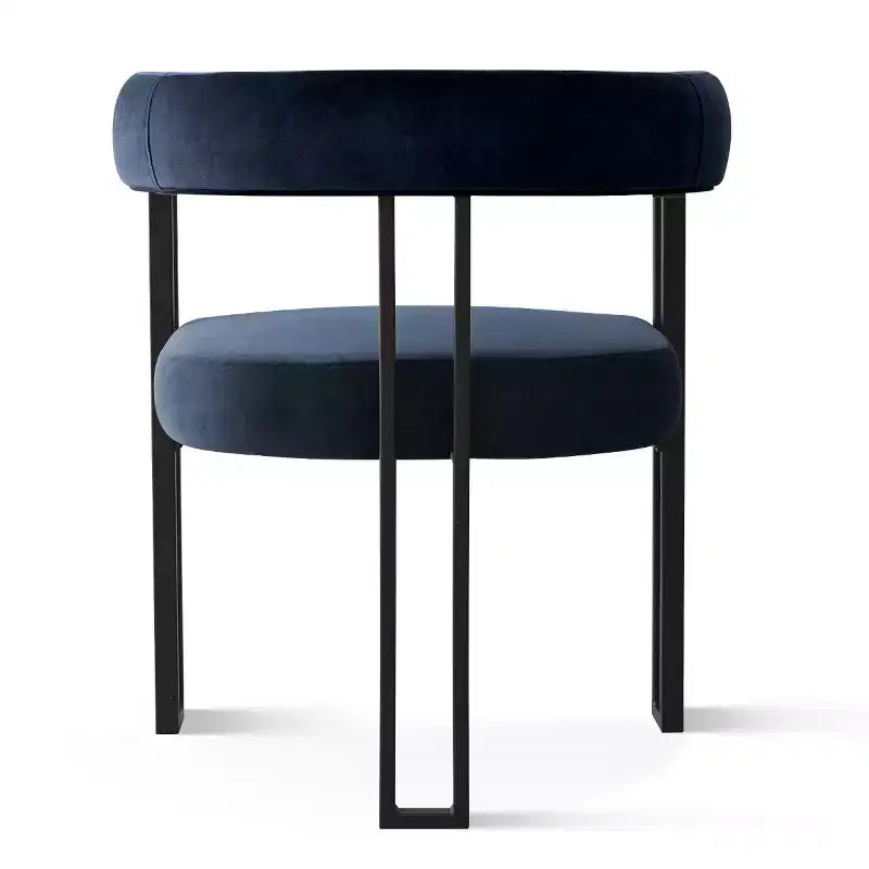Set tavolo da pranzo allungabile 47-83 per 8 persone, tavolo nero e 8 poltrone in velluto con eleganti gambe in metallo, ideale per riunioni-Panipeachy