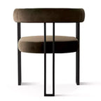 Set tavolo da pranzo allungabile 47-83 per 8 persone, tavolo nero e 8 poltrone in velluto con eleganti gambe in metallo, ideale per riunioni-Panipeachy