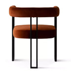 Set tavolo da pranzo allungabile 47-83 per 8 persone, tavolo nero e 8 poltrone in velluto con eleganti gambe in metallo, ideale per riunioni-Panipeachy