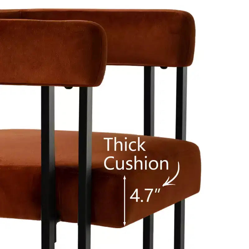 Set tavolo da pranzo allungabile 47-83 per 8 persone, tavolo nero e 8 poltrone in velluto con eleganti gambe in metallo, ideale per riunioni-Panipeachy