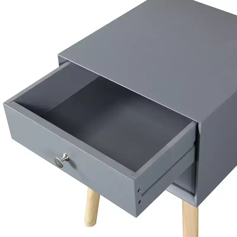 Comodino Moderno a Due Cassetti Elvion GDFStudio