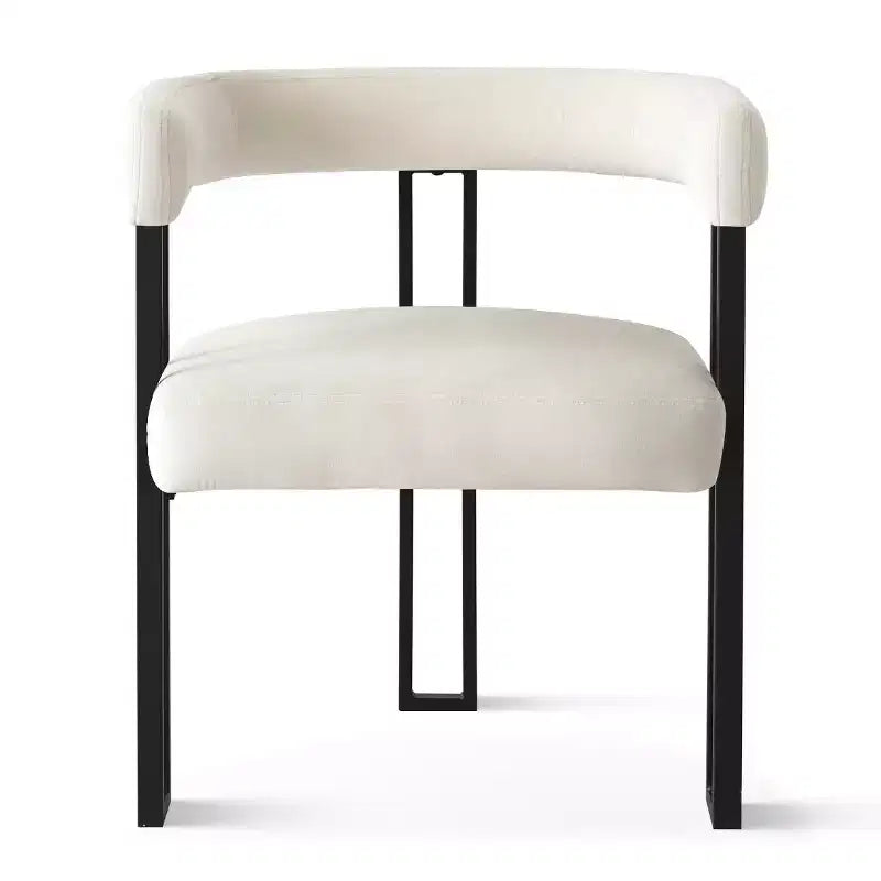 Set tavolo da pranzo allungabile 47-83 per 4 persone, tavolo nero e 4 sedie da pranzo imbottite in velluto con gambe in metallo, stile moderno-Panipeachy