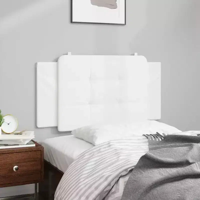 vidaXL Headboard Cushion Hanging Upholstered Pillow Back Bedroom Faux Leather