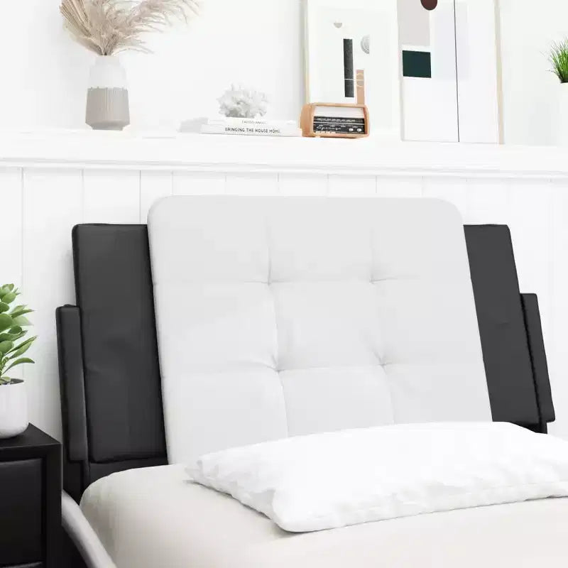 vidaXL Headboard Cushion Hanging Upholstered Pillow Back Bedroom Faux Leather
