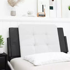 vidaXL Headboard Cushion Hanging Upholstered Pillow Back Bedroom Faux Leather
